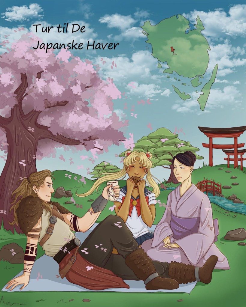 8. august – Tur til De Japanske Haver sammen med Ninjin